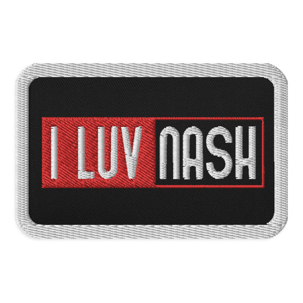 I LUV NASH Embroidered Patches