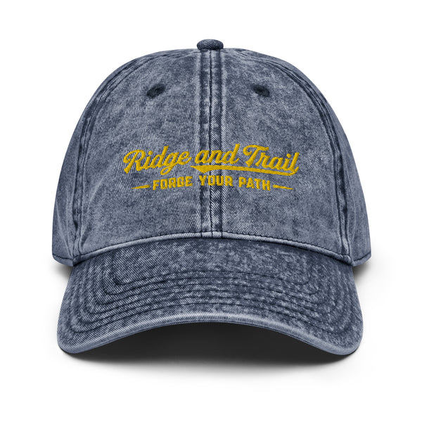 Ridge and Trail Vintage Cotton Twill Cap