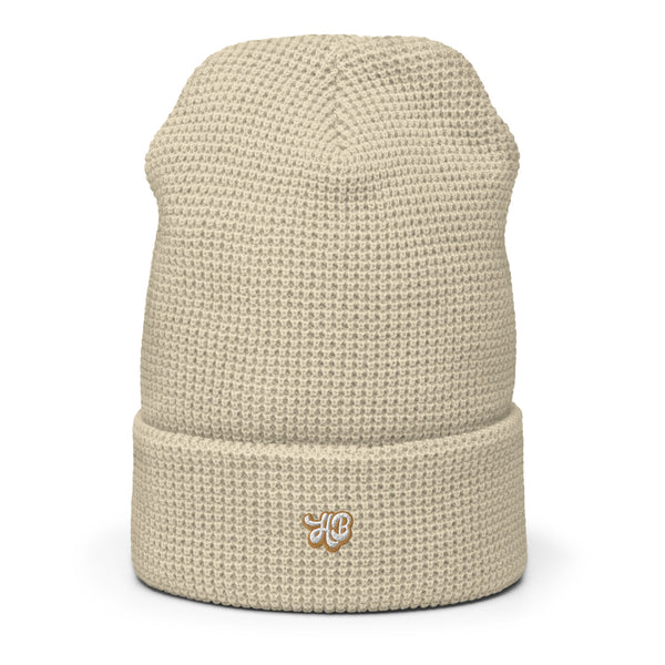 Hillbilly Swag HB Beige Waffle beanie