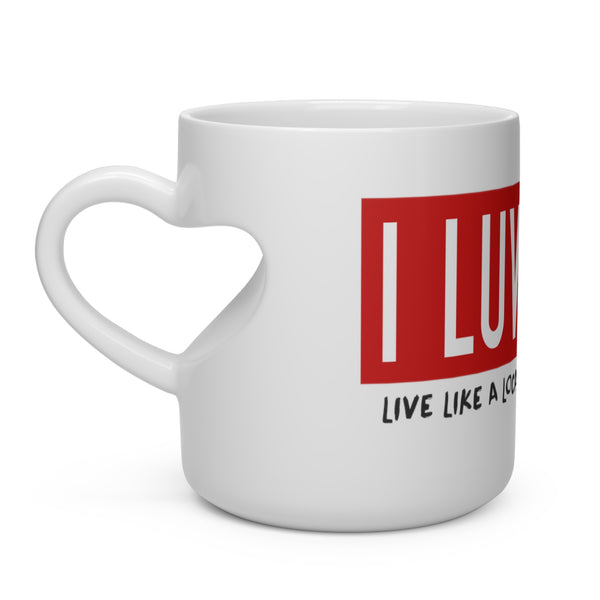 I Luv Nash Heart Shape Mug